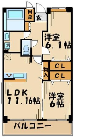アビティ砧の物件間取画像